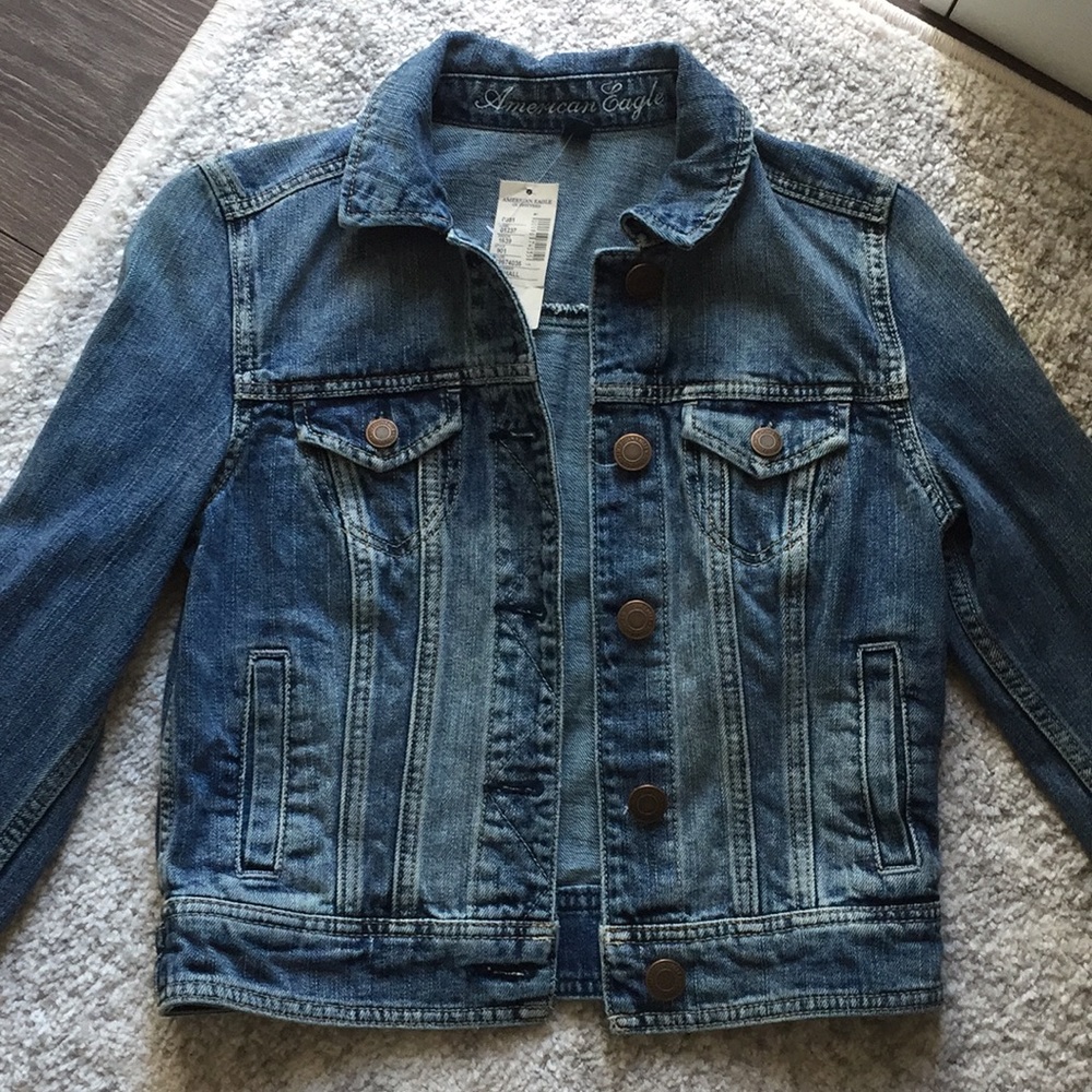 NWT American Eagle 🦅 Denim Jacket XS